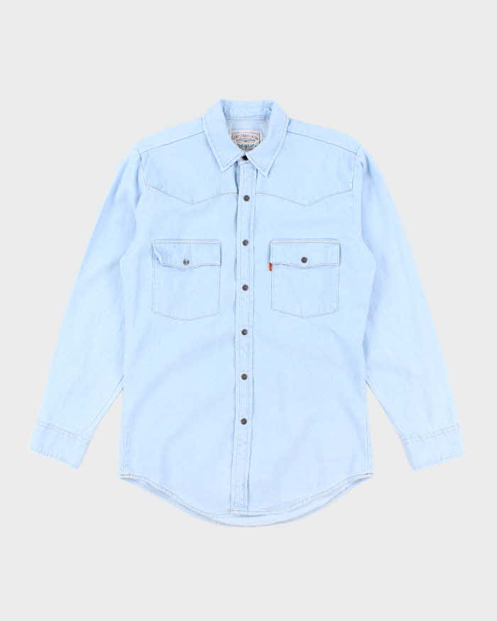 Vintage Levi's Orange Tab Denim Shirt - M