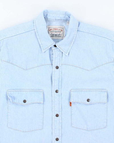 Vintage Levi's Orange Tab Denim Shirt - M