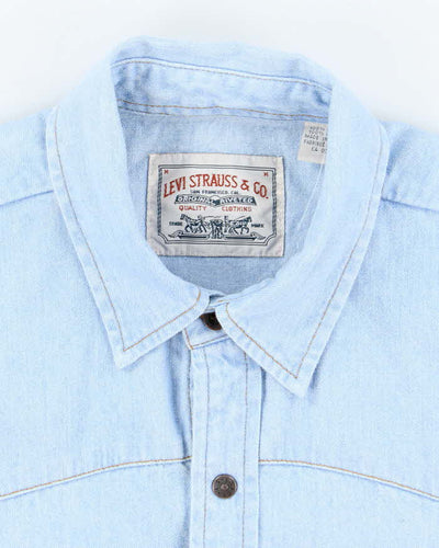 Vintage Levi's Orange Tab Denim Shirt - M