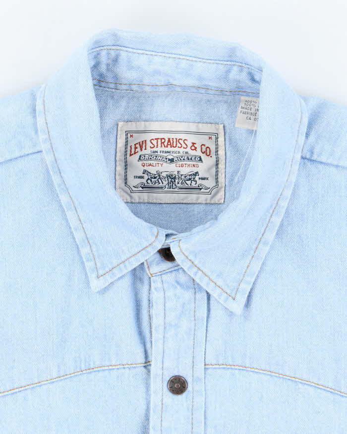 Vintage Levi's Orange Tab Denim Shirt - M
