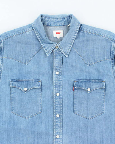 Vintage Levi's Western Denim Shirt - XL