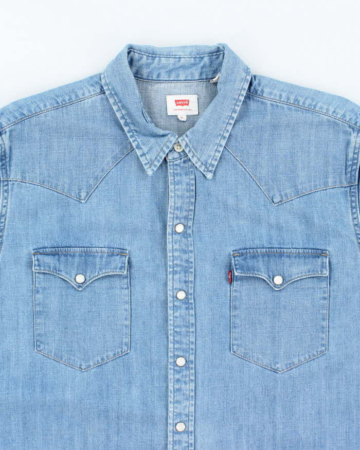Vintage Levi's Western Denim Shirt - XL