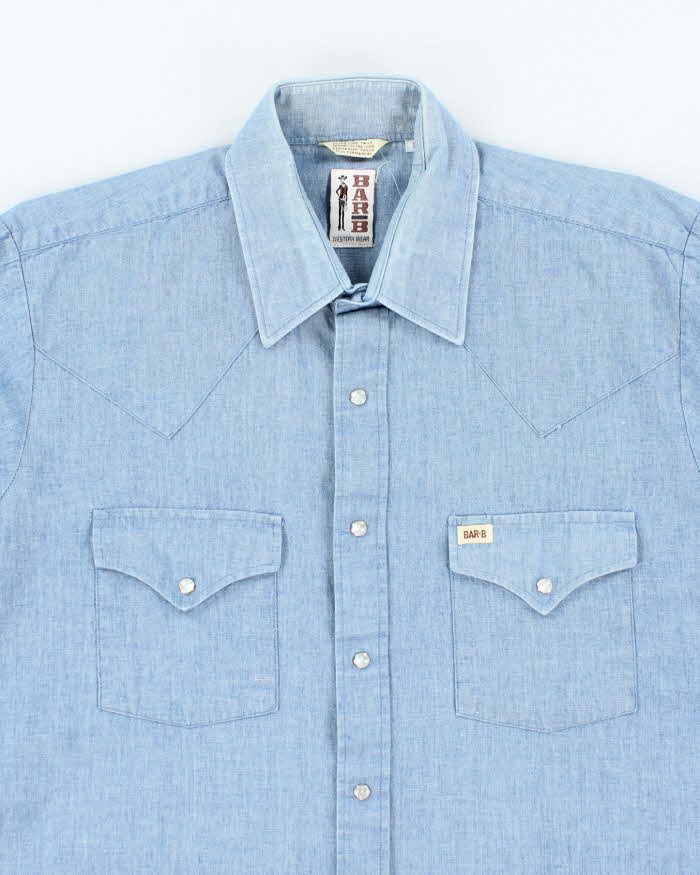 Vintage 80s Bar-B Western Shirt - L