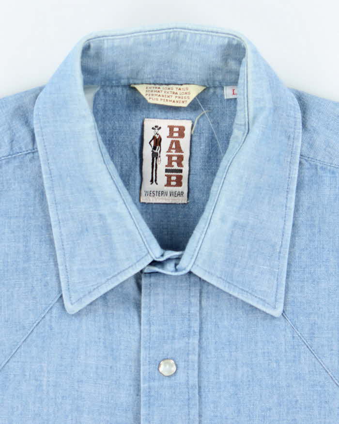 Vintage 80s Bar-B Western Shirt - L