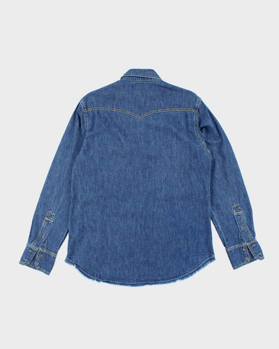 Vintage Y2k 00s True Religion Denim Shirt - L