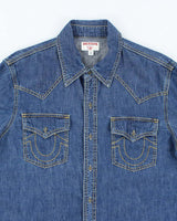 Vintage Y2k 00s True Religion Denim Shirt - L