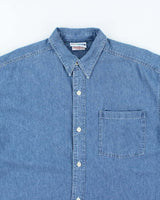 Vintage 90s Peanuts Denim Shirt - L
