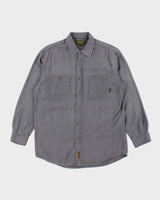 Vintage 00s Timberland Oversized Denim Shirt - M
