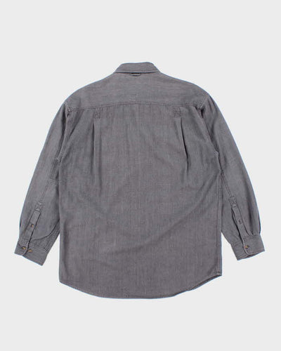 Vintage 00s Timberland Oversized Denim Shirt - M