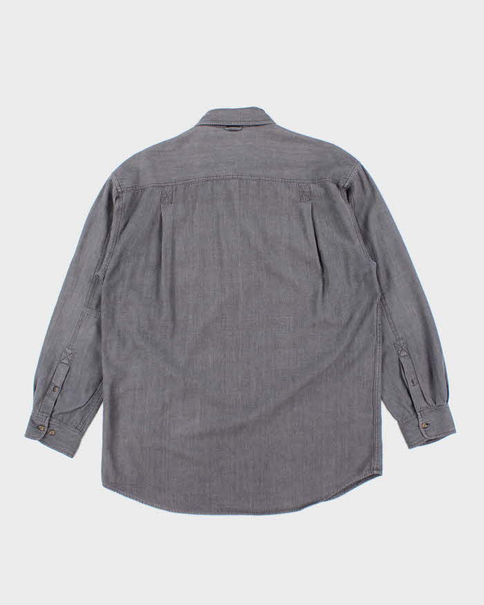 Vintage 00s Timberland Oversized Denim Shirt - M