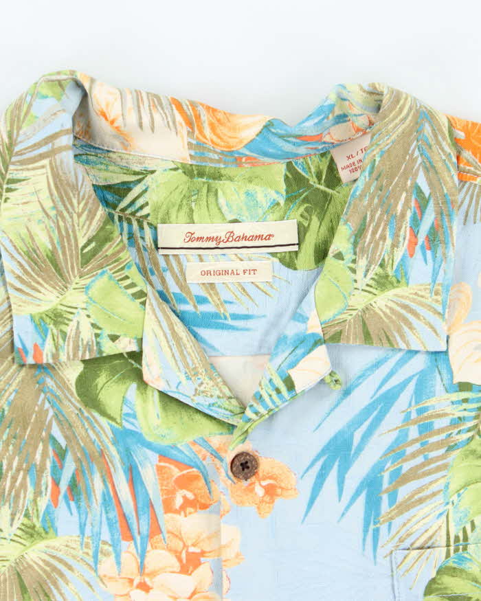 Vintage Tommy Bahama Silk Hawaiian Shirt - XL