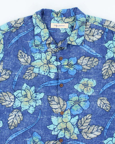 Vintage Tommy Bahama Silk Hawaiian Shirt - XL