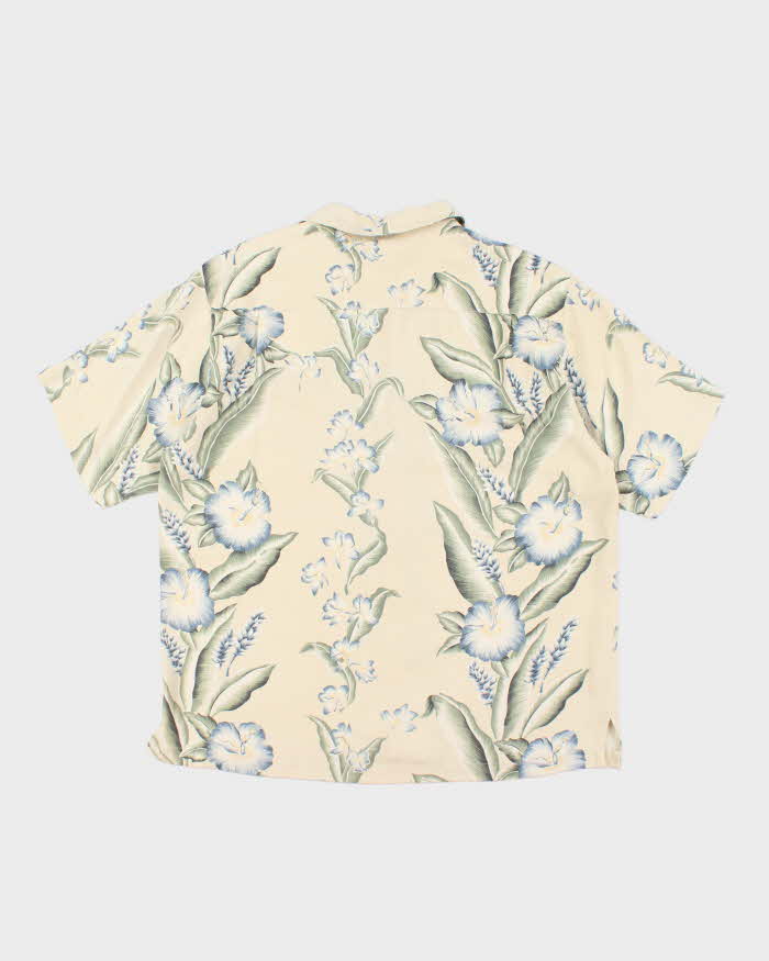 Vintage Paradise Silk Hawaiian Shirt - L