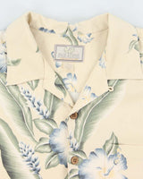 Vintage Paradise Silk Hawaiian Shirt - L