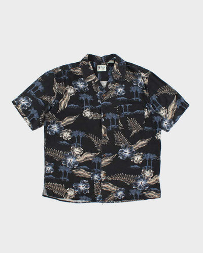 Vintage Silk Hawaiian Shirt - L