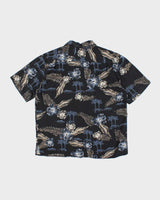 Vintage Silk Hawaiian Shirt - L
