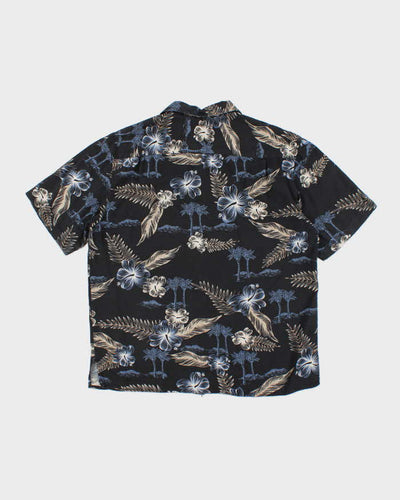 Vintage Silk Hawaiian Shirt - L