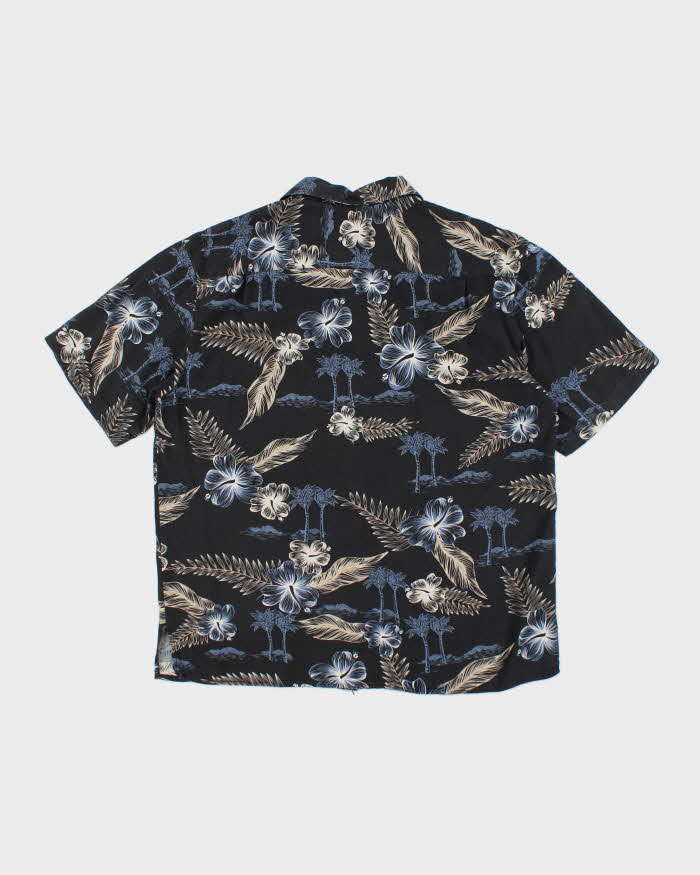 Vintage Silk Hawaiian Shirt - L