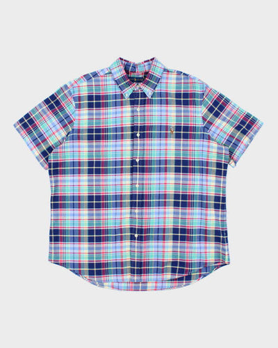 Vintage Ralph Lauren Short Sleeve Check Shirt - XL