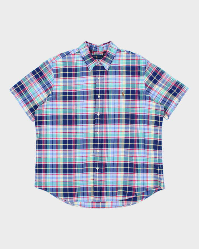 Vintage Ralph Lauren Short Sleeve Check Shirt - XL