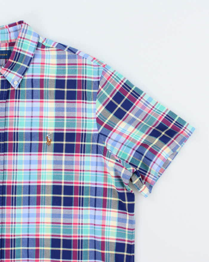 Vintage Ralph Lauren Short Sleeve Check Shirt - XL