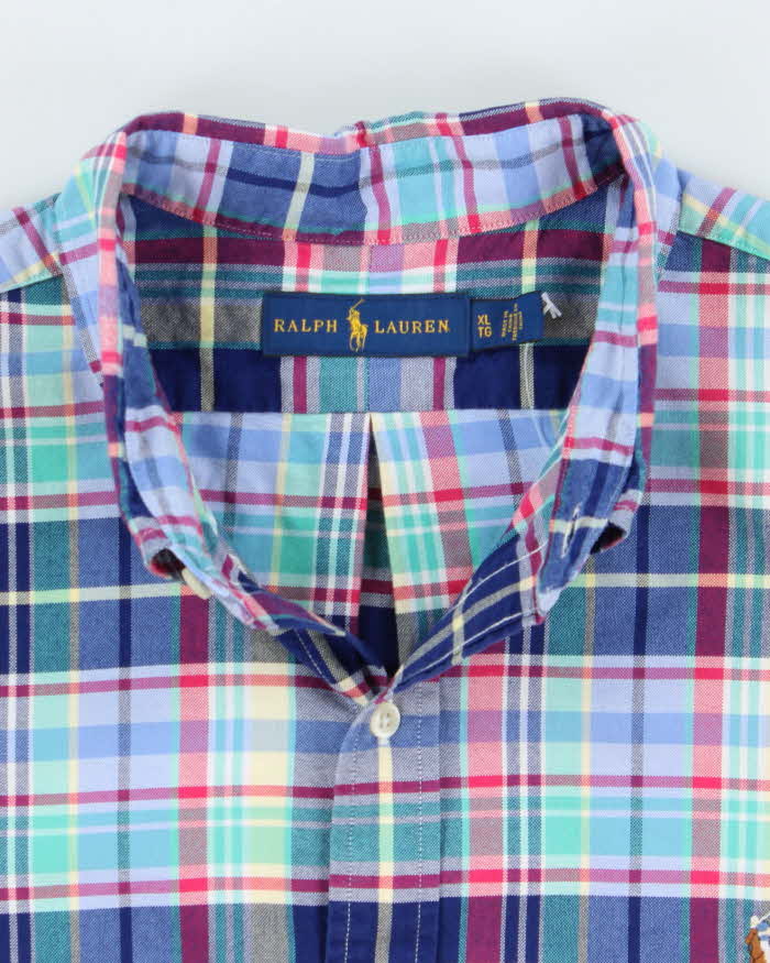 Vintage Ralph Lauren Short Sleeve Check Shirt - XL