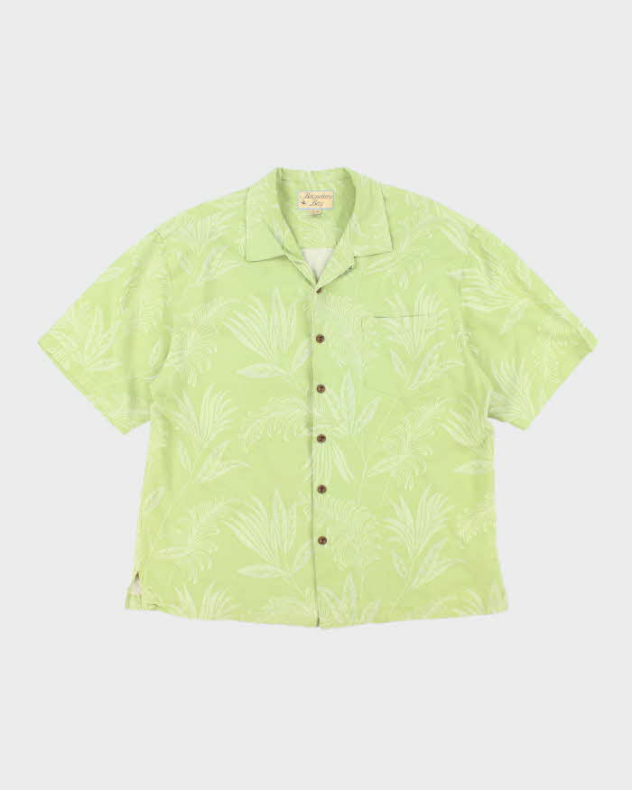 Vintage Boundary Bay Silk Hawaiian Shirt - XL