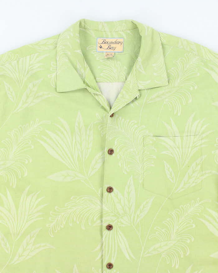 Vintage Boundary Bay Silk Hawaiian Shirt - XL