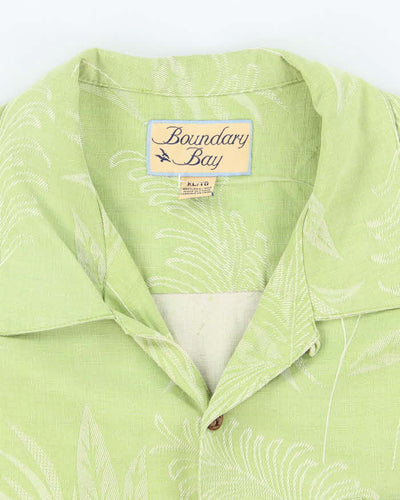 Vintage Boundary Bay Silk Hawaiian Shirt - XL