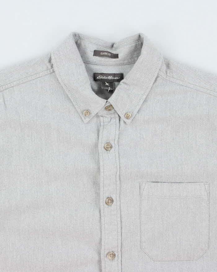 Vintage Eddie Bauer Heavyweight Long Sleeve Shirt - L
