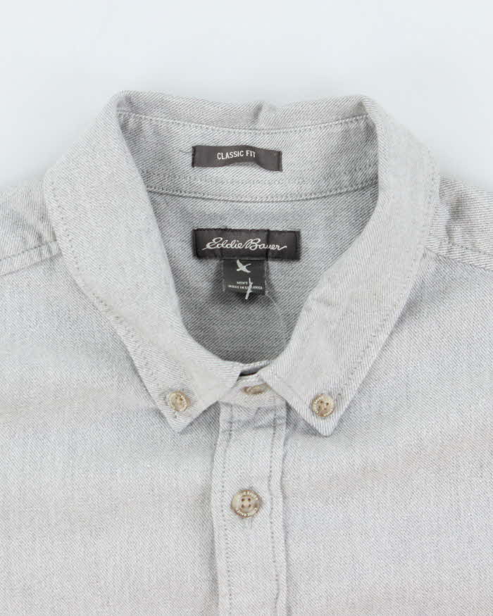 Vintage Eddie Bauer Heavyweight Long Sleeve Shirt - L