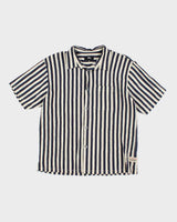 Vintage 00s Stussy Seersucker Stripe Shirt - M