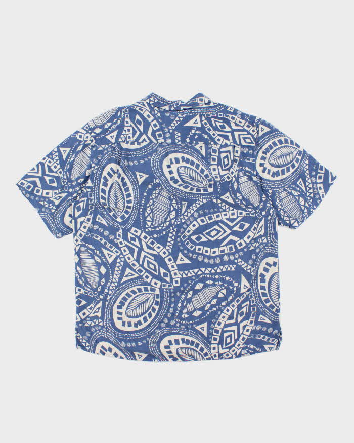 Vintage Silk Hawaiian Short Sleeve Shirt - XL
