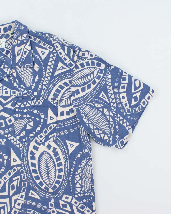 Vintage Silk Hawaiian Short Sleeve Shirt - XL