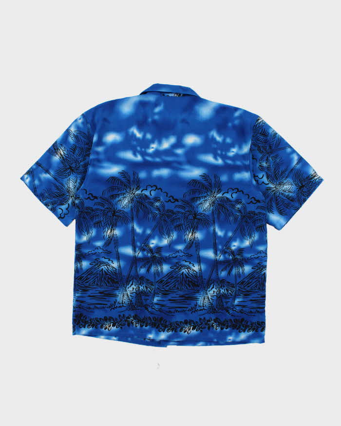 Vintage 90's Maui Maui Patterned Oversized Hawaiian Shirt - L