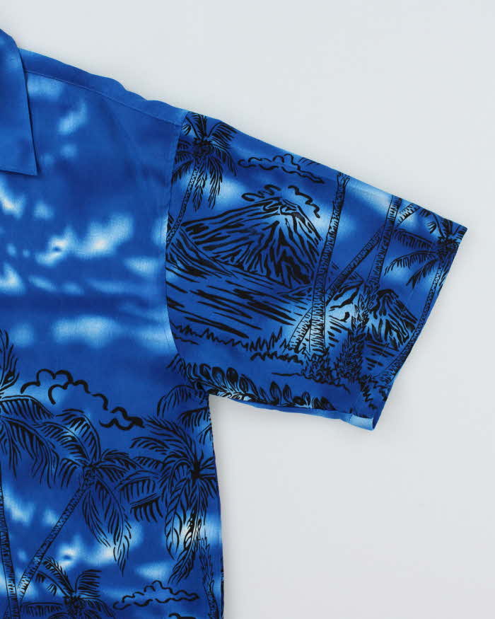 Vintage 90's Maui Maui Patterned Oversized Hawaiian Shirt - L