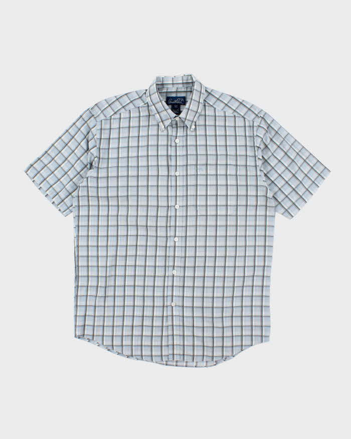 Vintage 90's Arnold Palmer Patterned Lightweight Short Sleeve Shirt - M