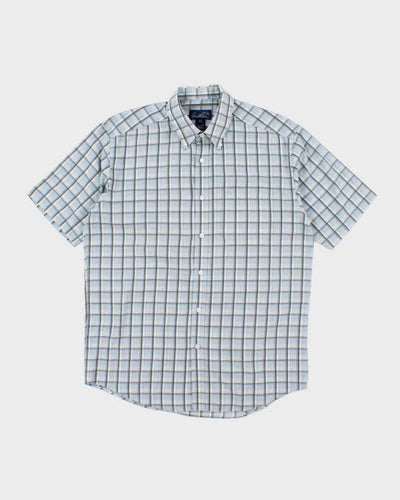 Vintage 90's Arnold Palmer Patterned Lightweight Short Sleeve Shirt - M
