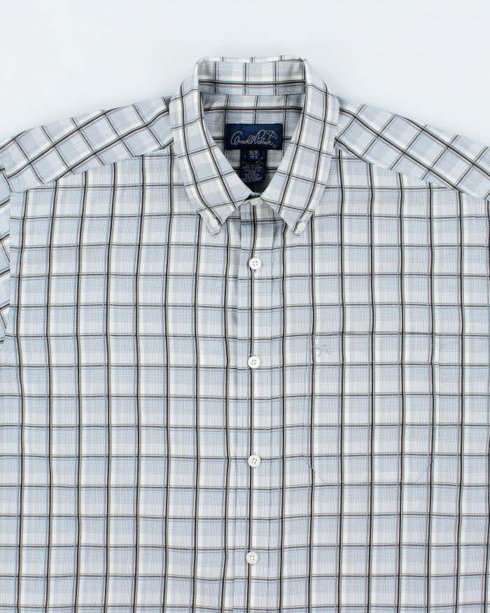 Vintage 90's Arnold Palmer Patterned Lightweight Short Sleeve Shirt - M
