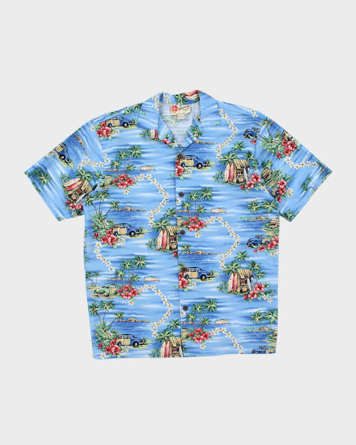 Vintage 90's Hilo Hattie Graphic Printed Hawaiian Shirt - XL