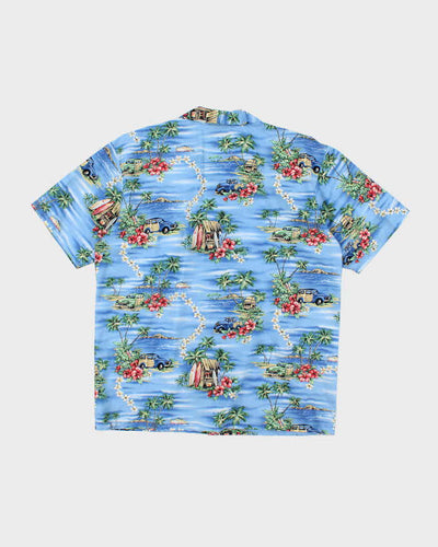 Vintage 90's Hilo Hattie Graphic Printed Hawaiian Shirt - XL