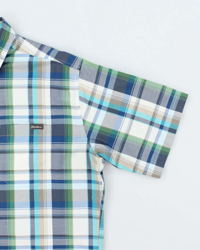 Vintage 2000's Eddie Bauer Check Short Sleeve Shirt - L