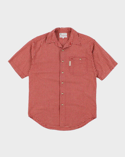 Vintage 2000's Columbia Checked Short Sleeve Shirt - S