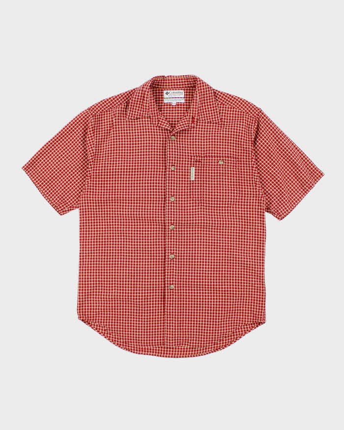 Vintage 2000's Columbia Checked Short Sleeve Shirt - S