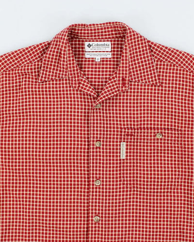 Vintage 2000's Columbia Checked Short Sleeve Shirt - S