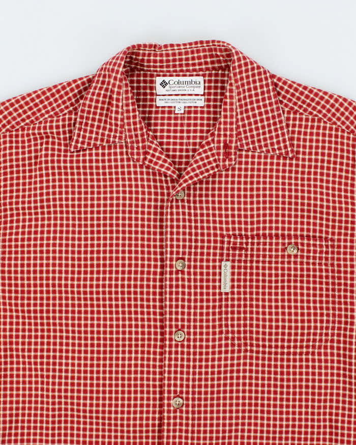 Vintage 2000's Columbia Checked Short Sleeve Shirt - S