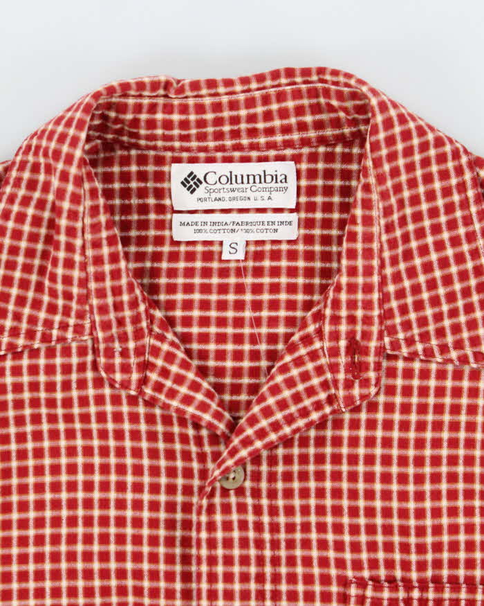 Vintage 2000's Columbia Checked Short Sleeve Shirt - S