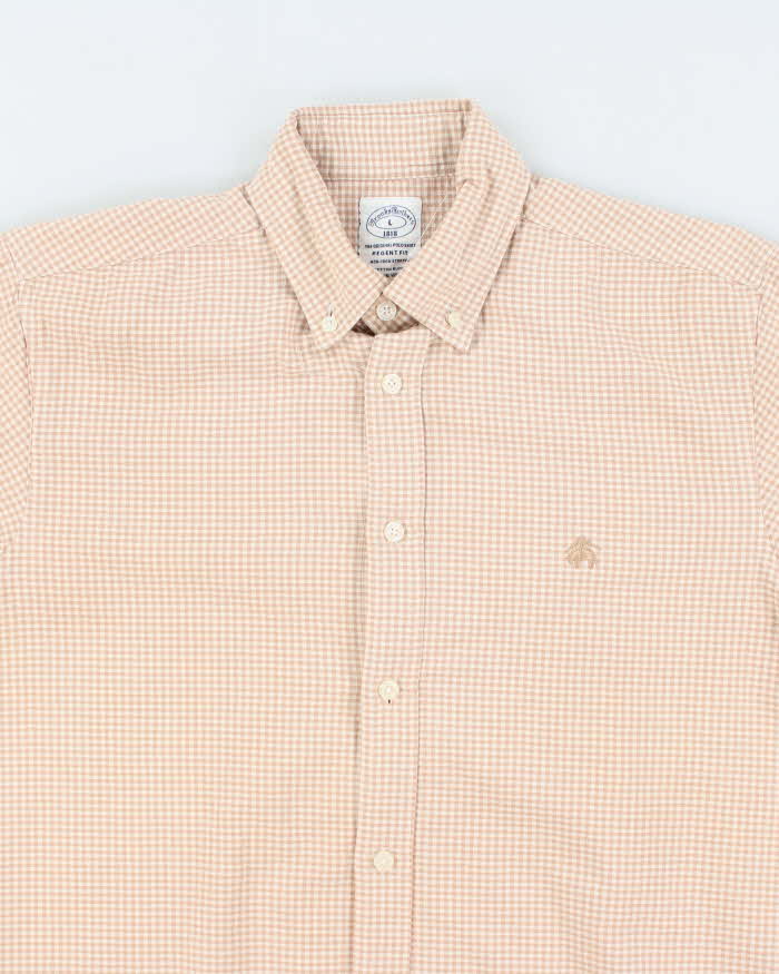 Vintage Brookes Brothers Heavyweight Check Long Sleeve Shirt - L