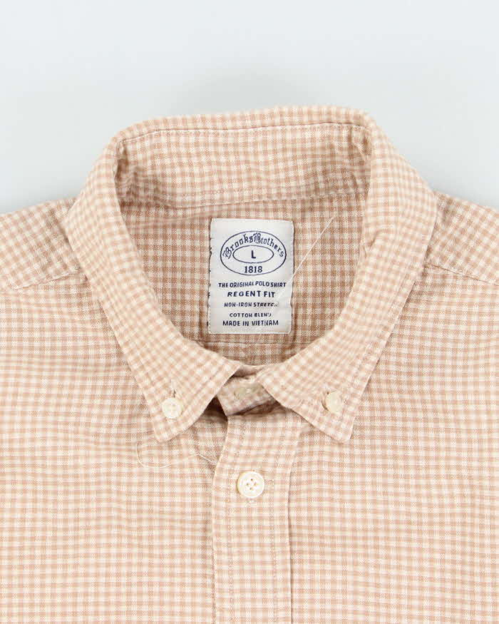 Vintage Brookes Brothers Heavyweight Check Long Sleeve Shirt - L