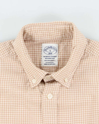 Vintage Brookes Brothers Heavyweight Check Long Sleeve Shirt - L
